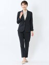 m.f.editorial ストレッチウォッシャブル 1ボタンジャケット+テーパードパンツ チェック紺 タカキュー スーツ・フォーマル セットアップスーツ【送料...