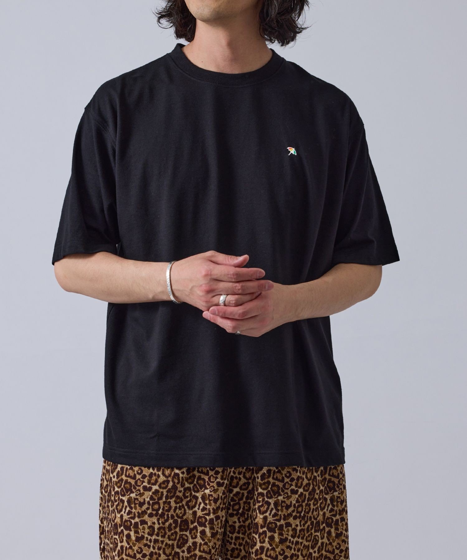 【SALE／50%OFF】j.n.r.d 【ARNOLD PALMER * j.n.r.d】別注/ウェザーTシャツ ジュン スタンダード ピックス トップス カットソー・Tシャツ ブラック ホワイト