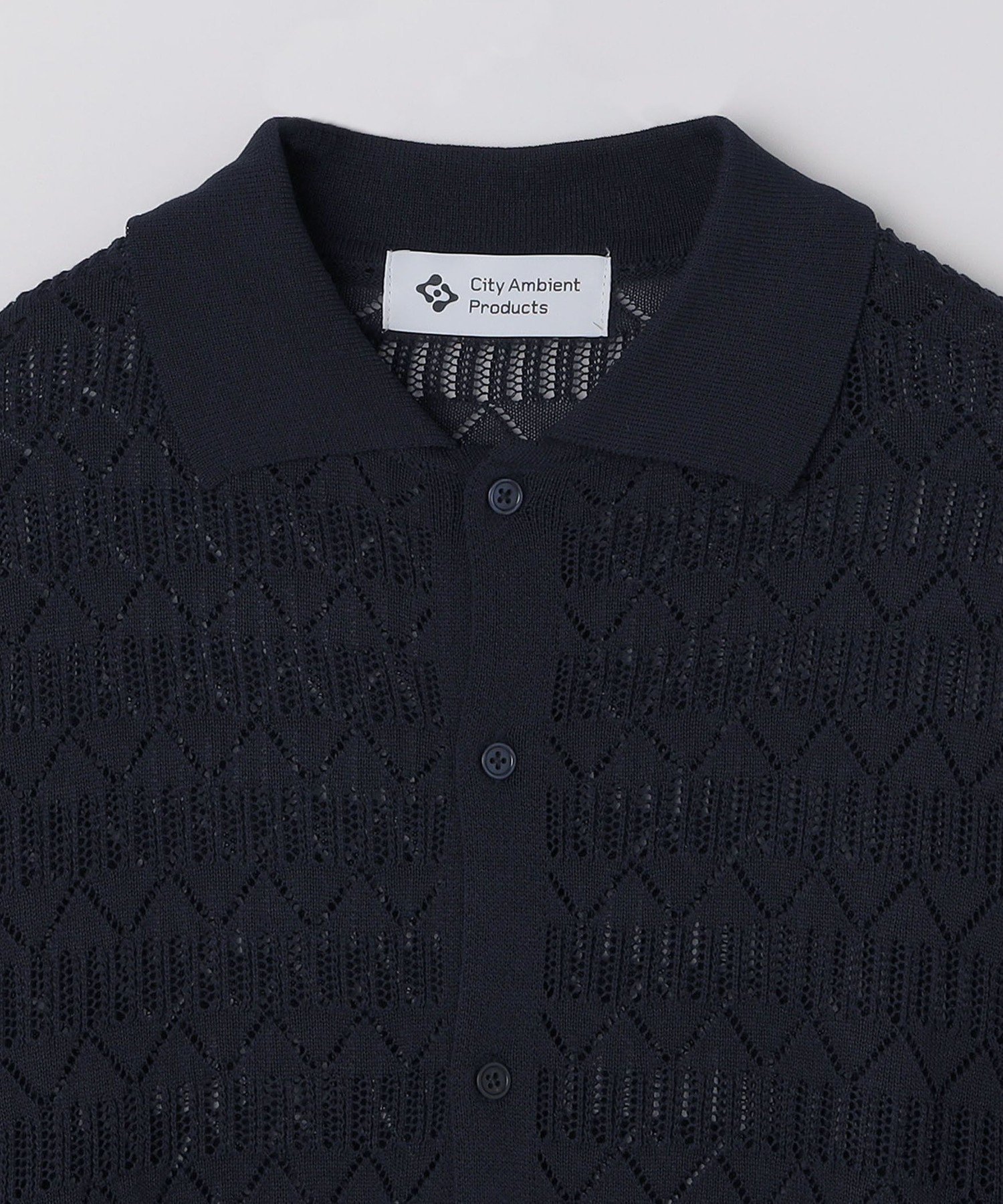 【SALE／60%OFF】SHIPS MEN City Ambient Products:＜手洗い可能＞シアー ニット ポロ カーディガン シップス トップス カーディガン ブラウン ネイビー