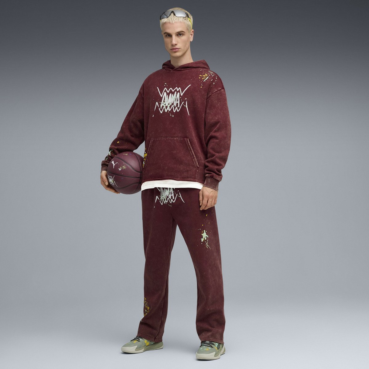 【SALE／54%OFF】PUMA メンズ バスケットボール ポインツ イン ザ ペイント フーディ プーマ トップス スウェット・トレーナー【送料無料】