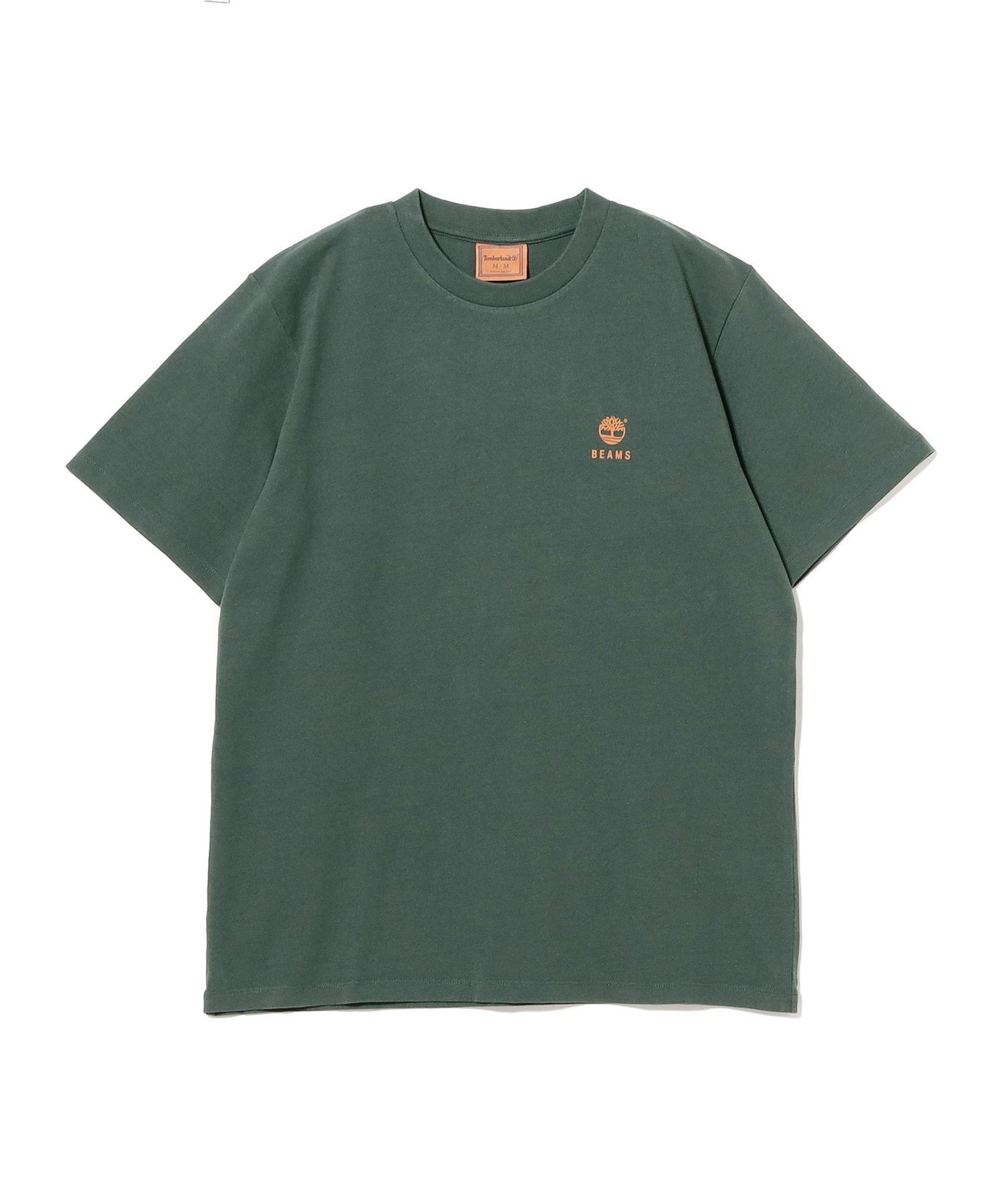 BEAMS 【別注】Timberland / Short Sleeve T-SHIRT ビームス メン トップス カットソー・Tシャツ グリーン ホワイト【送料無料】