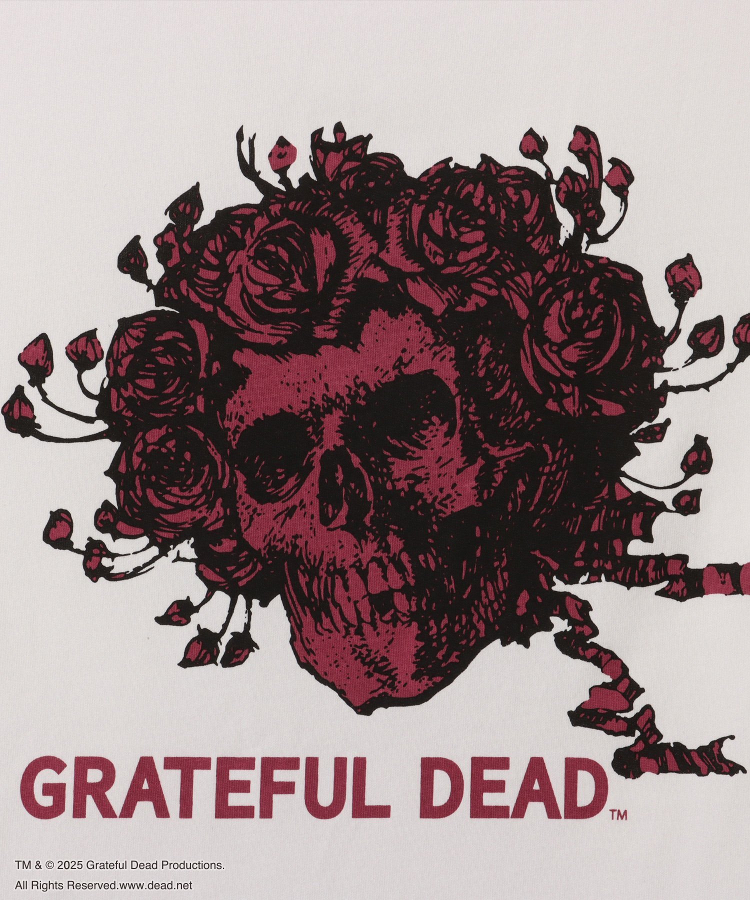 atmos pink atmos pink Grateful Dead Big T-shirt WHITE アトモス トップス カットソー・Tシャツ ホワイト
