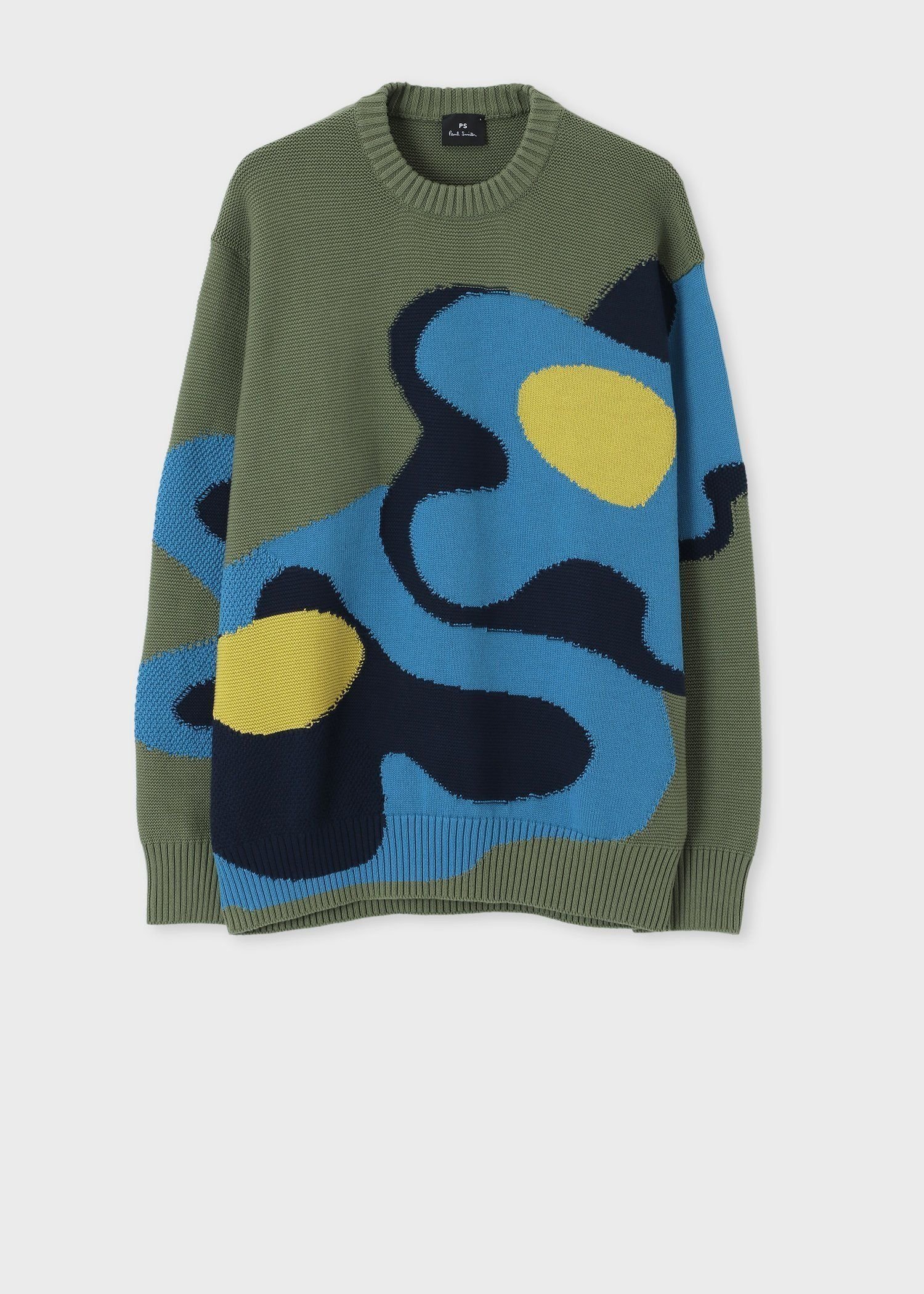 【SALE／30%OFF】PS Paul Smith "Blooming Flowers" ニット ポール・スミス トップス ニット グリーン【送料無料】