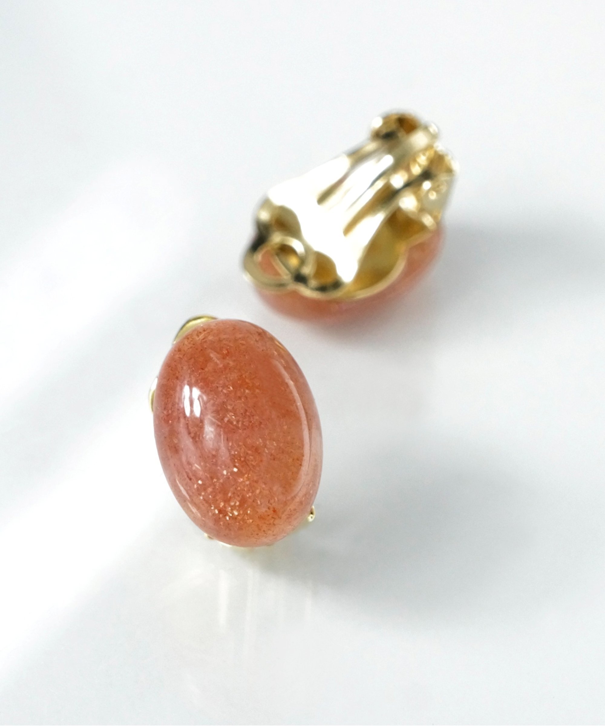 anq. 【anq.】OneStoneイヤリング クークロワッサン アクセサリー・腕時計 イヤリング・イヤーカフ ブルー グリーン ピンク【送料無料】