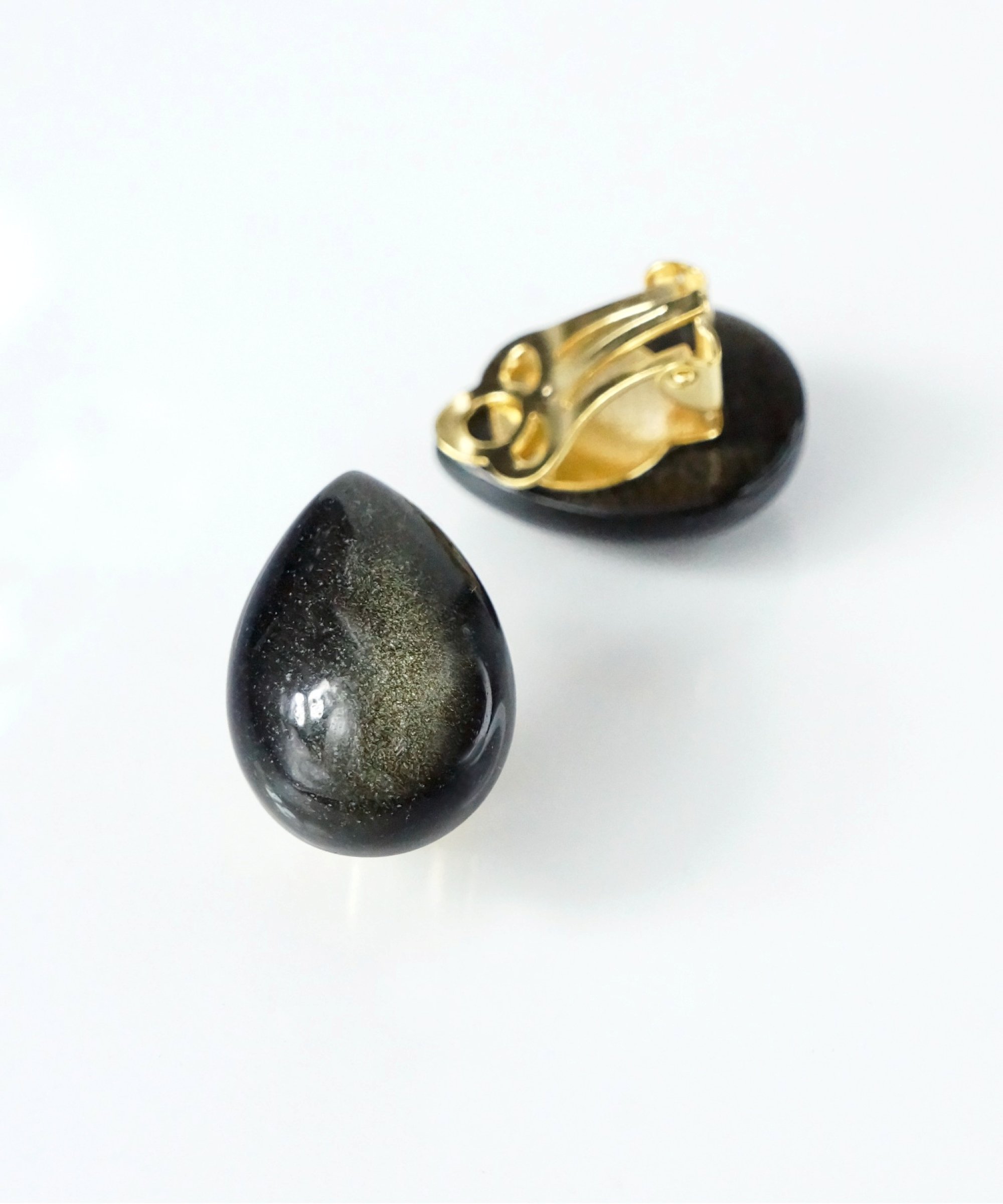 anq. 【anq.】OneStoneイヤリング クークロワッサン アクセサリー・腕時計 イヤリング・イヤーカフ ブルー グリーン ピンク【送料無料】