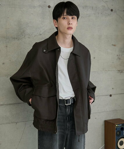 WEGO MEN'S エコレザー2WAYフライトジャケット ウィゴー ジャケット・アウター ライダースジャケット ブラック ブラウン【送料無料】 WEGO MEN'S エコレザー2WAYフライトジャケット ウィゴー ジャケット・アウター ライダースジャケット ブラック ブラウン【送料無料】