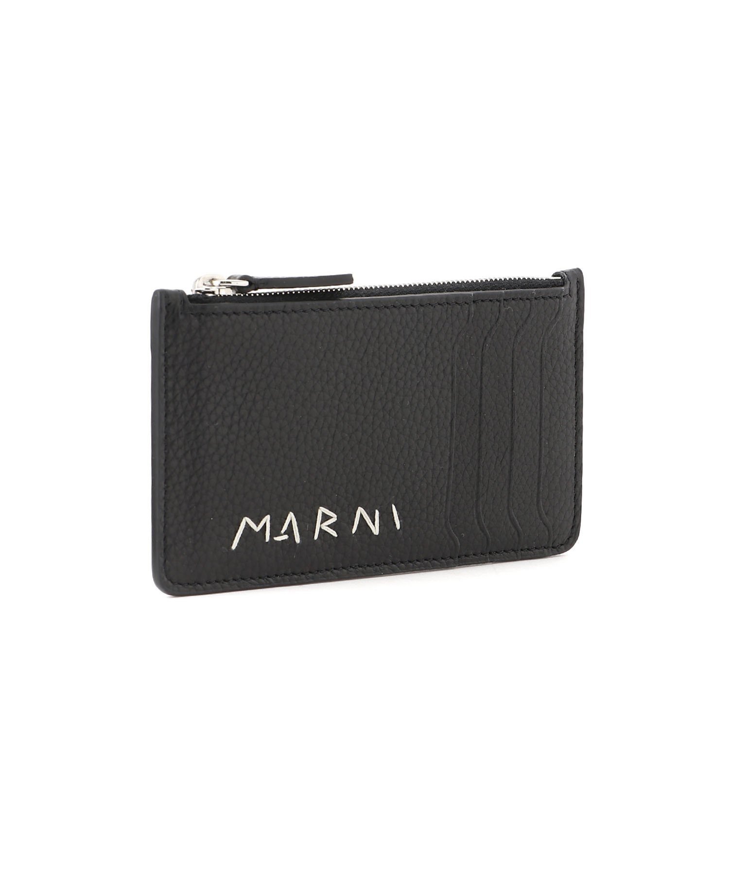 MARNI メンディング カードケース マルニ 財布・ポーチ・ケース 名刺入れ・カードケース ベージュ ブラック【送料無料】