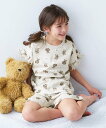【SALE/10%OFF】devirock 綿100% ガールズ フリル半袖パジャマ パジャマ ルームウェア 25SS デビロック インナー・ルームウェア パジ...