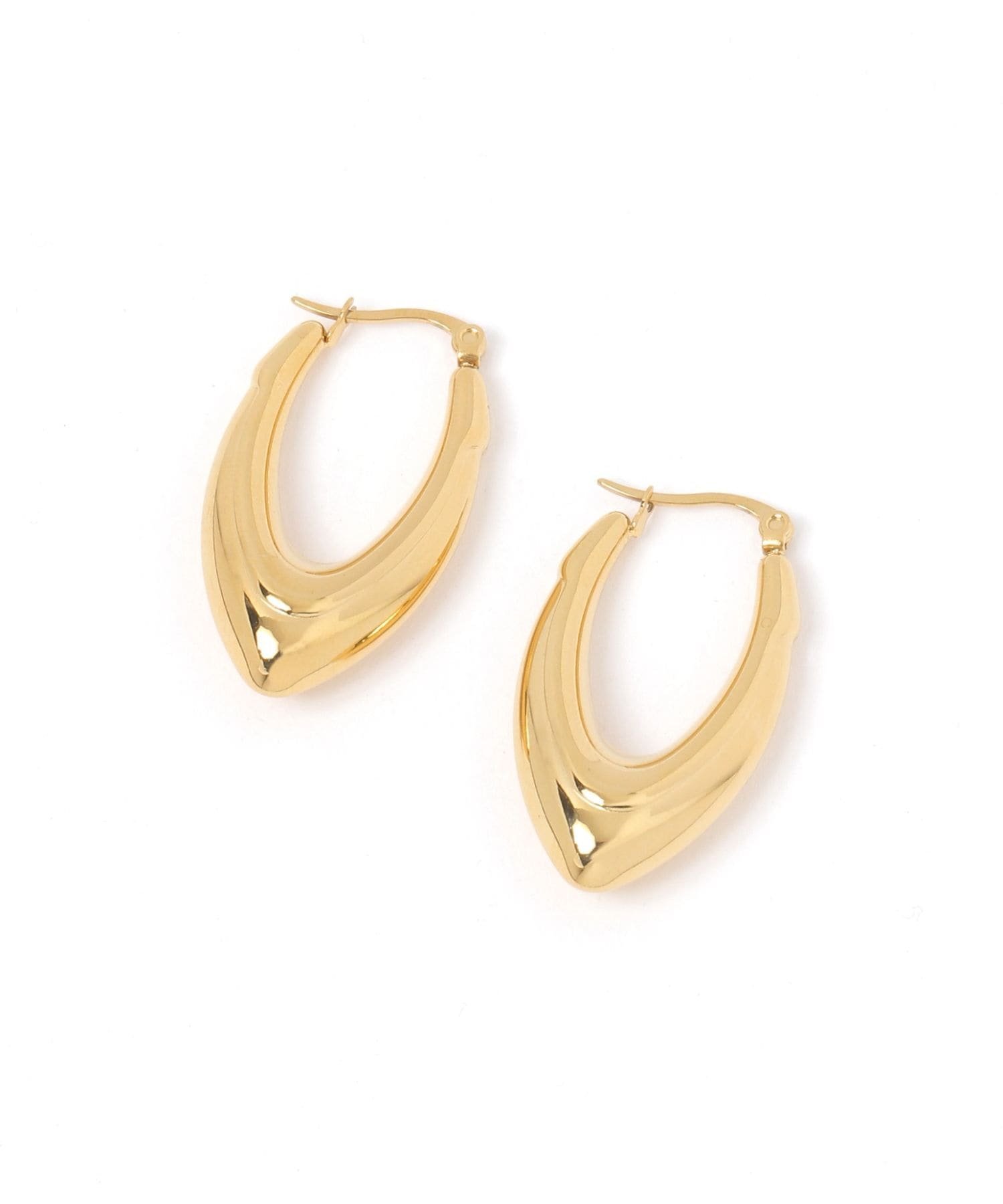 GLOBAL WORK ステンレスフープピアス/491951 グローバルワーク アクセサリー・腕時計 ピアス ゴールド シルバー