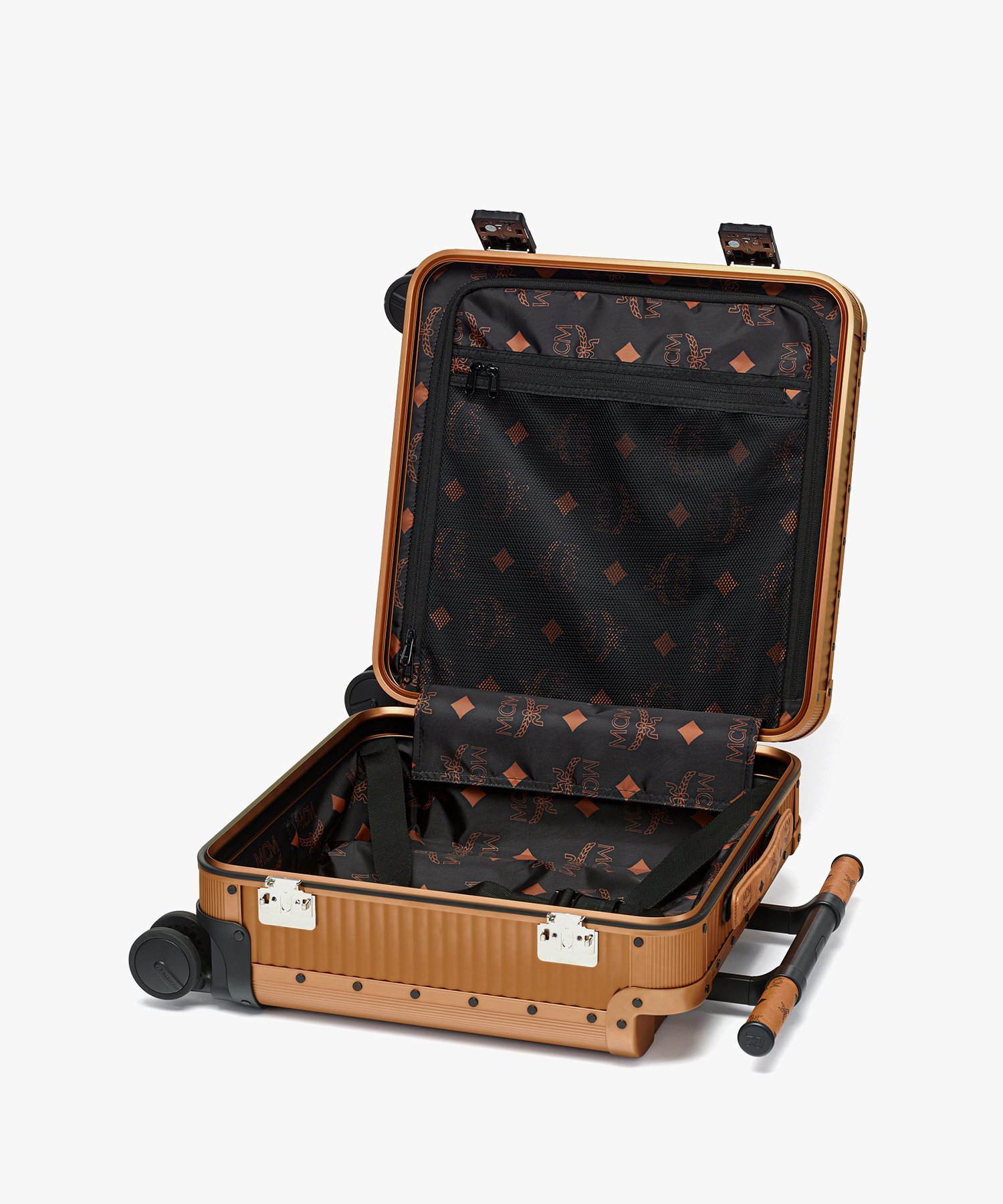 MCM 【公式】MCM * RAWROW OTTOMAR キャリーケース SMALL 機内持ち込み可 エムシーエム バッグ スーツケース・キャリーバッグ ブラウン【送料無料】
