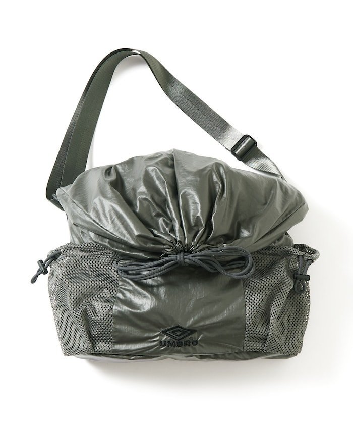 【SALE／50%OFF】UMBRO SP Coating Nylon Shoulder Bag 25AW フリークスストア バッグ ショルダーバッグ グレー ブラック