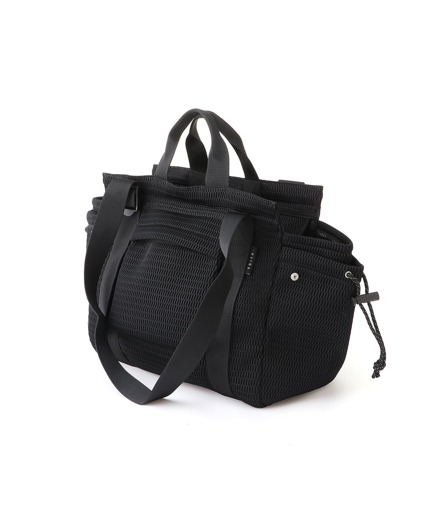 EDITA. EDITA./(U)EDITA. Washable utility belt tote エディータ バッグ ショルダーバッグ ベージュ ブラック【送料無料】