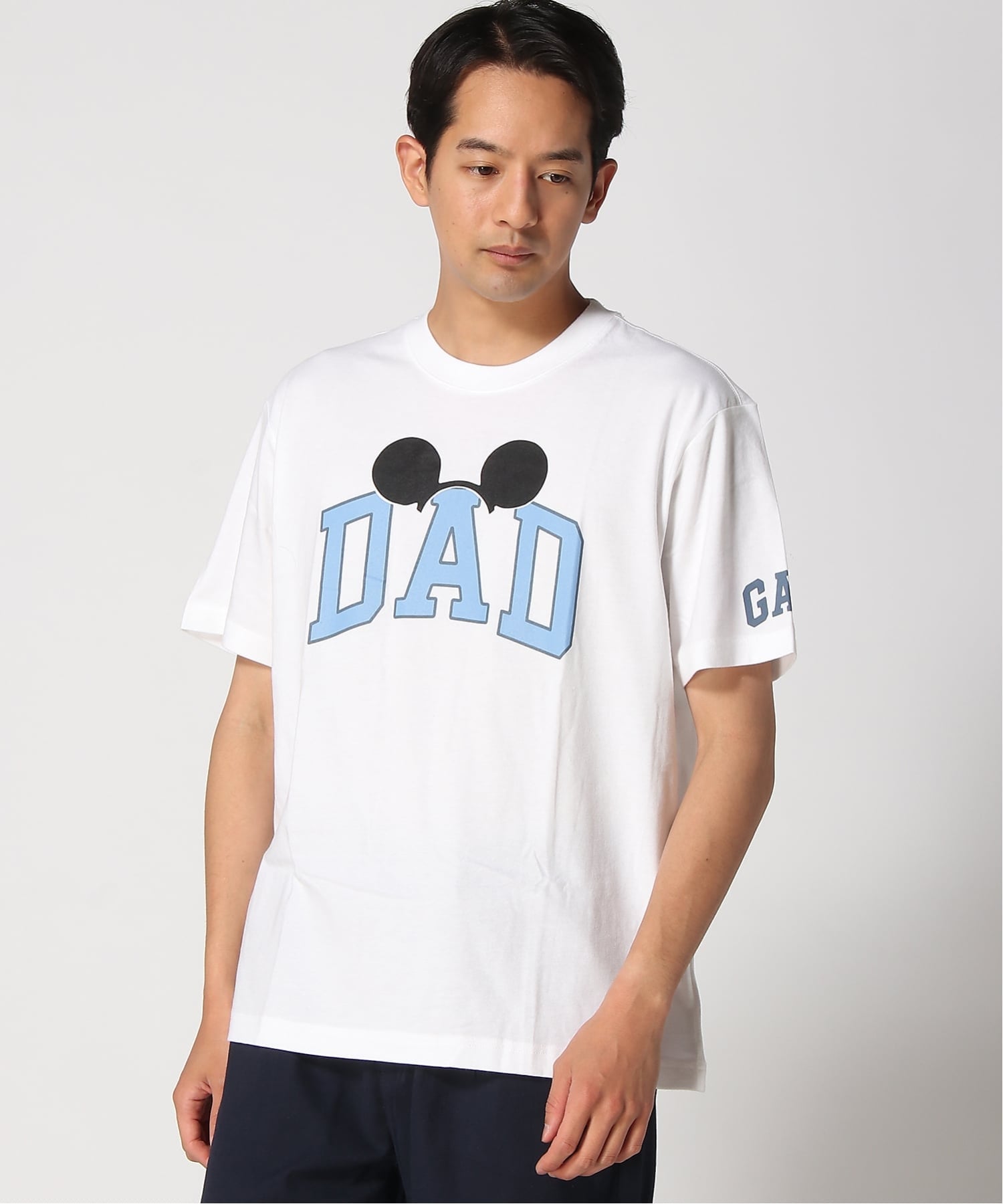 GAP (U)V-DIS X GAP DAD TEE ギャップ トップス カットソー・Tシャツ ホワイト【送料無料】