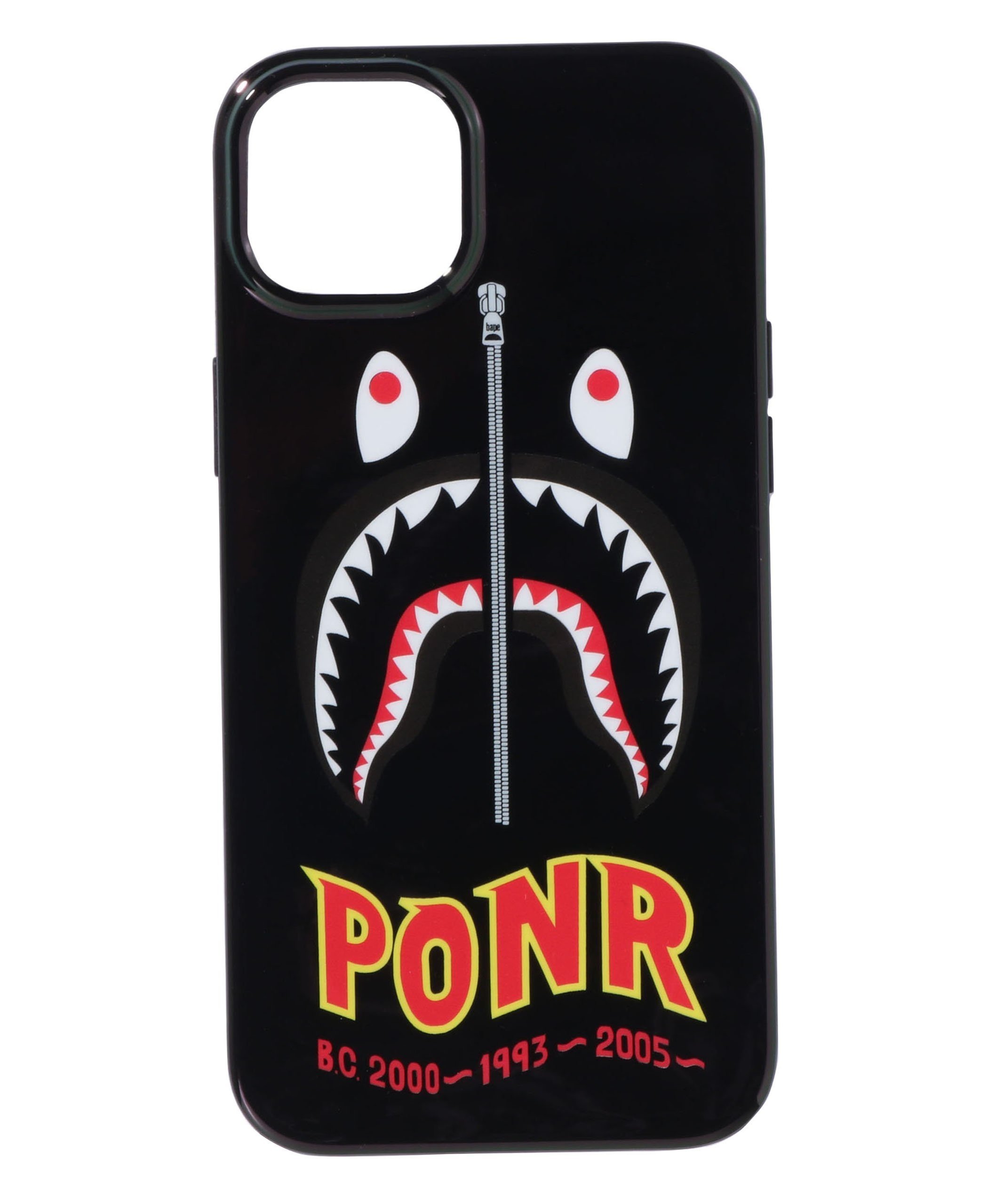 A BATHING APE 2ND SHARK IPHONE 14 PLUS CASE M ア ベイシング エイプ スマホグッズ・オーディオ機器 スマホ・タブレット・PCケース/カバー ブラック【送料無料】