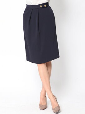 【SALE/60%OFF】Viaggio Blu 【セットアップ対応】ウエストボタンとろみタックスカート ビアッジョブルー スカート【RBA_S】【RBA_E】【送料無料】