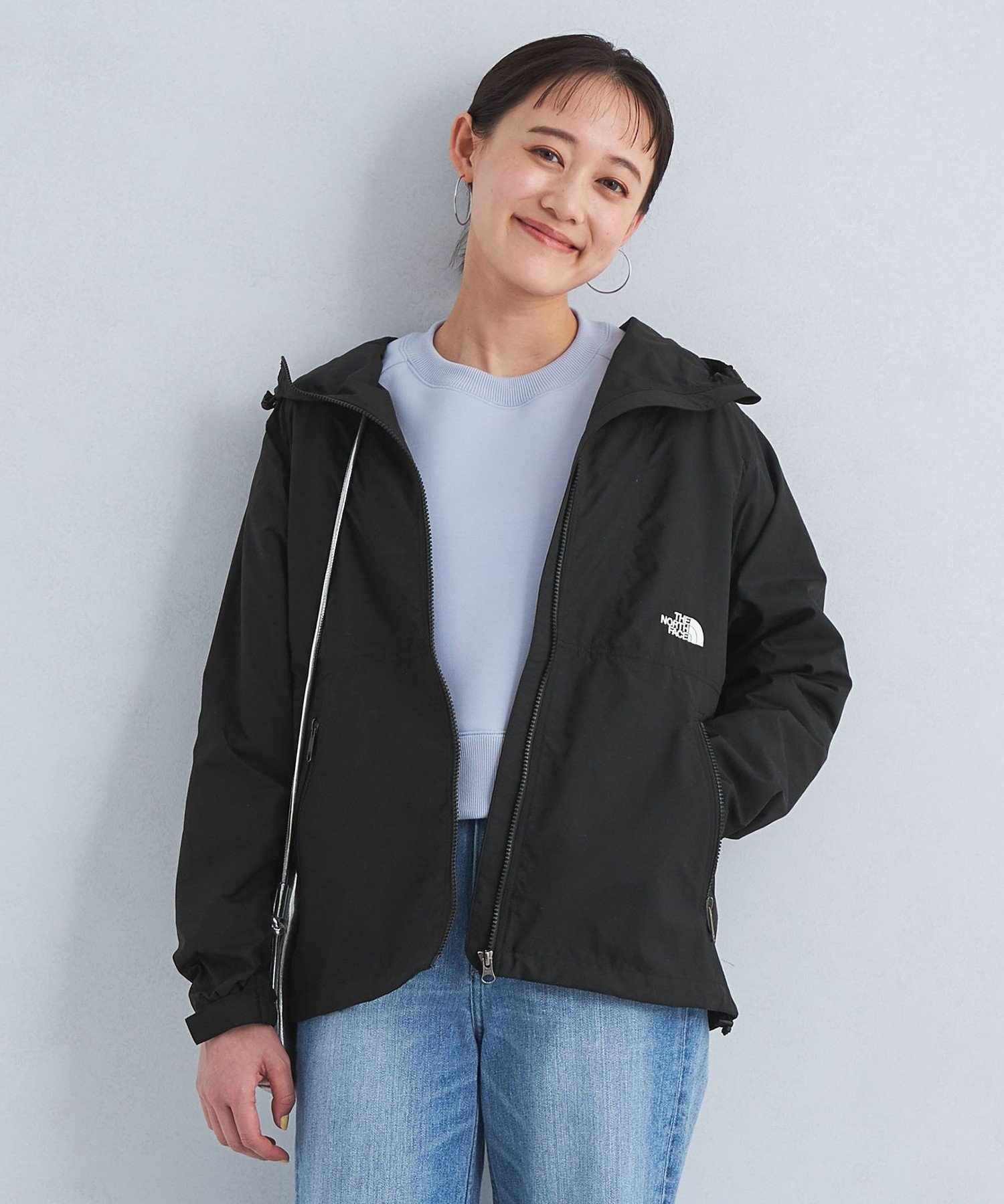 UNITED ARROWS green label relaxing ＜THE NORTH FACE＞コンパクト ジャケット ユナイテッドアローズ グリーンレーベルリラクシング ジャケット アウター ナイロンジャケット ブラック レッド カーキ【送料無料】