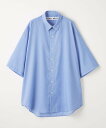 【SALE/40%OFF】CITEN <CITEN>エアリーテックスビッグシャツ シテン トップス シャツ・ブラウス ブラック ホワイト ベージュ ブルー【送料無料】