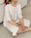 【SALE/10%OFF】aimoha KIDS 【aimoha-KIDS-】ボタニカルプリントルームウェアセット アイモハ インナー・ルームウェア パジャマ ...