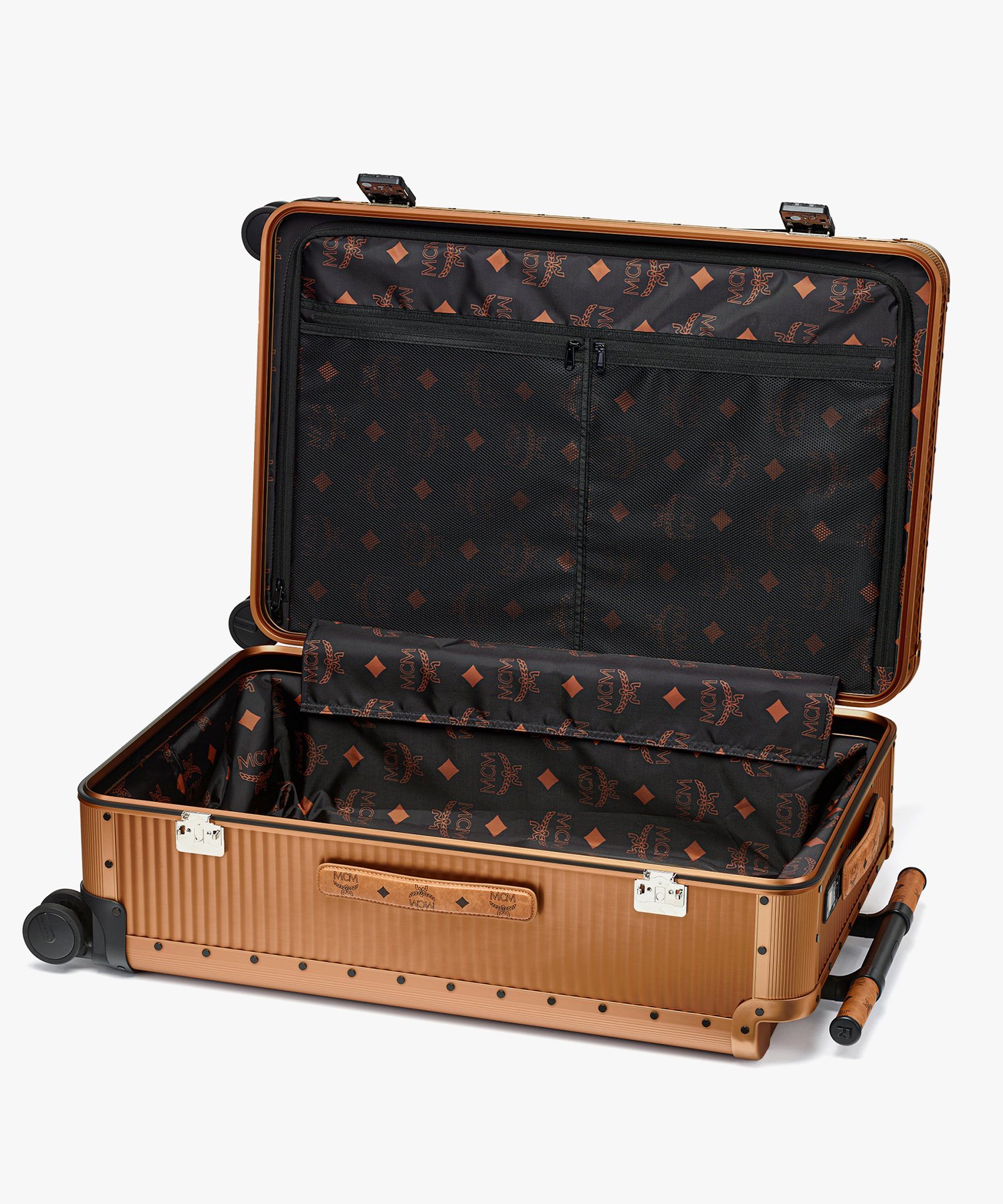 MCM 【公式】MCM * RAWROW OTTOMAR キャリーケース LARGE エムシーエム バッグ スーツケース・キャリーバッグ ブラウン【送料無料】