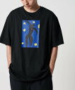 【SALE/10%OFF】CITEN <CITEN>マティスプリントTイカロス シテン トップス カットソー・Tシャツ ブラック【送料無料】