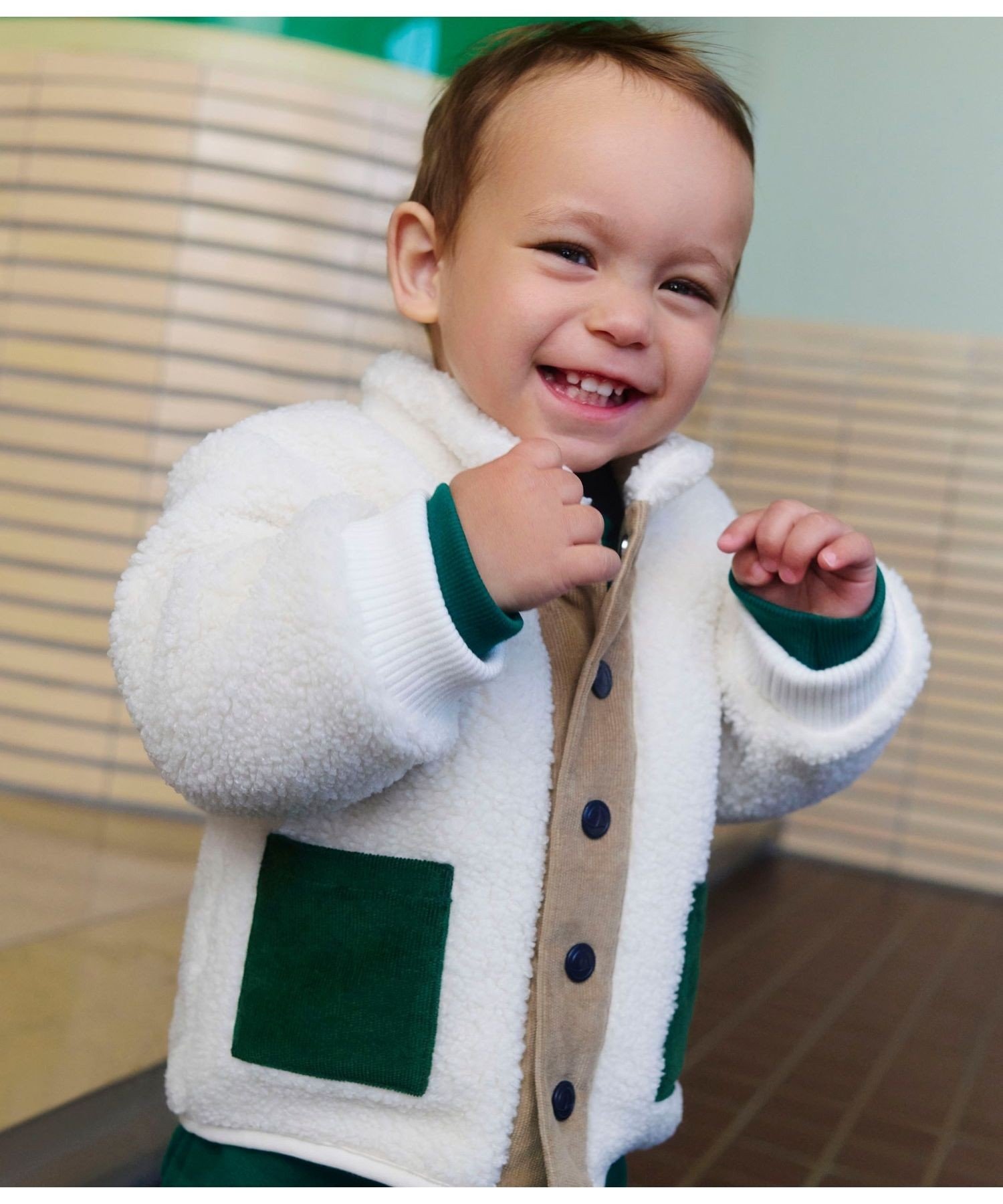 PETIT BATEAU ボアブルゾン プチバトー ジャケット・アウター ブルゾン・ジャンパー【送料無料】