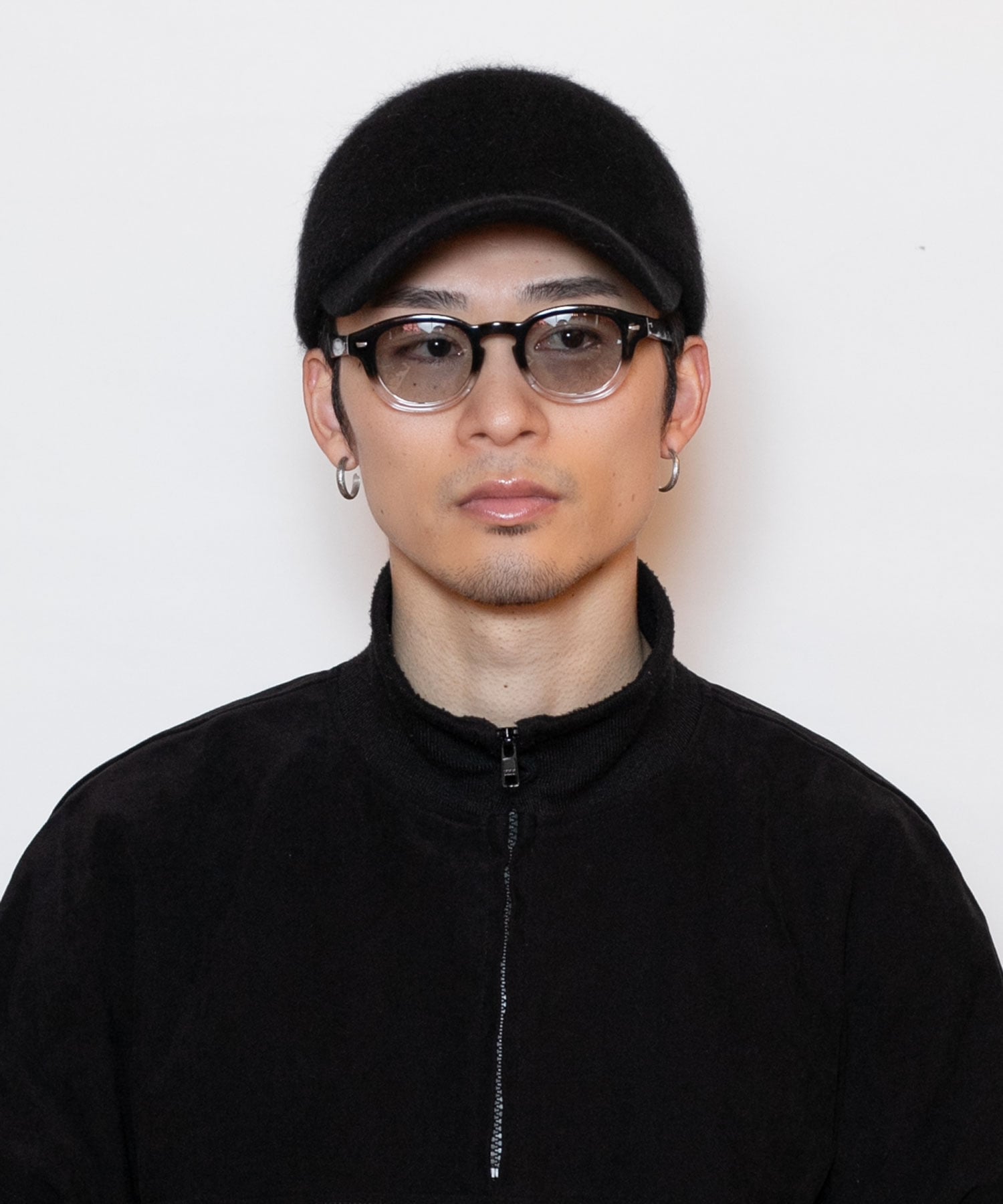 CA4LA YK ANGORA WOOL CAP カシラ 帽子 キャップ ブラック【送料無料】