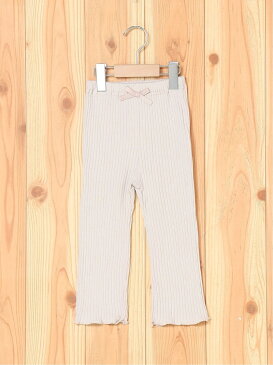 【SALE/50%OFF】petit main 針抜きレギンスPT ナルミヤオンライン パンツ/ジーンズ キッズパンツ ベージュ カーキ