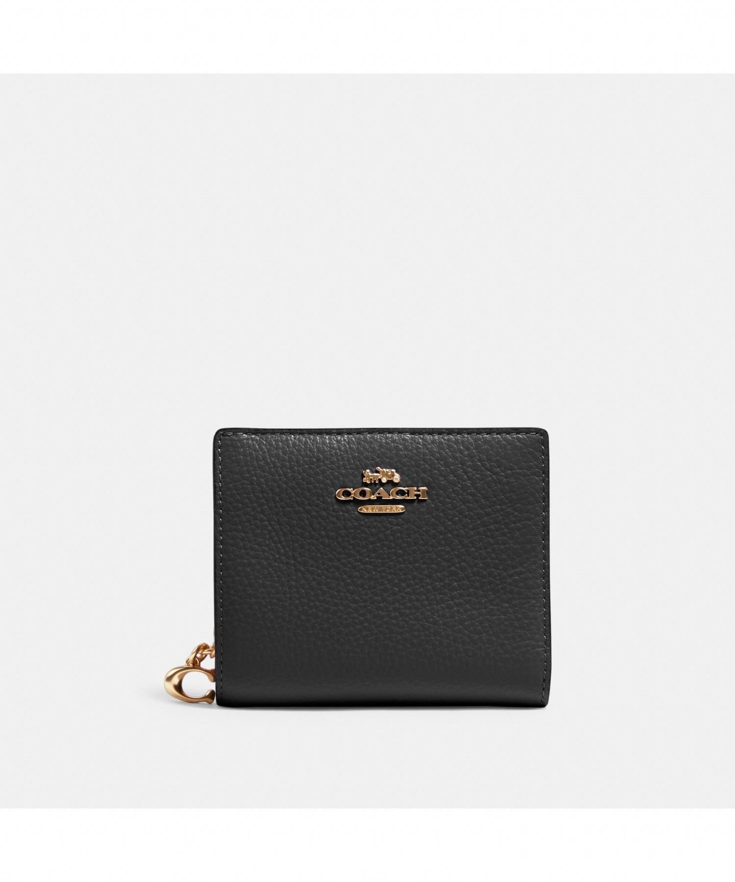 コーチアウトレット 【SALE／62%OFF】COACH OUTLET スナップ ウォレット コーチ　アウトレット 財布・ポーチ・ケース 財布 ブラック【送料無料】