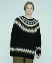 【SALE/30%OFF】MANASTASH MANASTASH/マナスタッシュ/ABERDEEN SWEATER NORDIC マナスタッシュ トップス ニット ブルー ネイビー ブラウン ブラック【送料無料】(4)