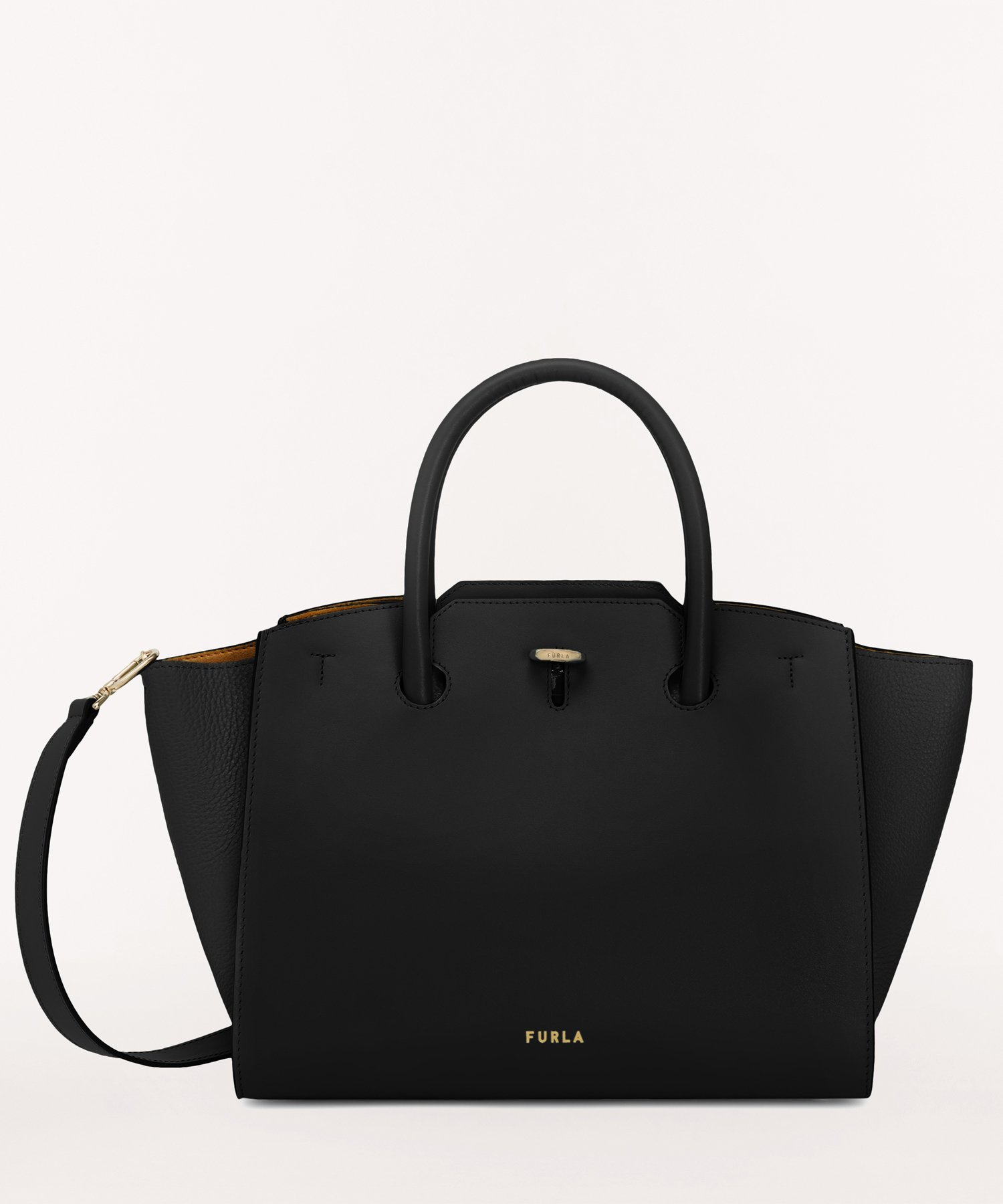 フルラ トートバッグ（レディース） FURLA FURLA GENESI M TOTE フルラ バッグ トートバッグ ブラック【送料無料】