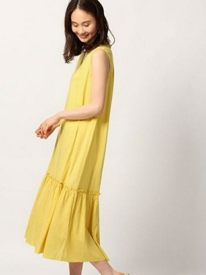 【SALE／55%OFF】GLOBAL WORK (W)ティアードマキシOP グローバルワーク ワンピース・ドレス その他のワンピース・ドレス ネイビー パープル イエローのサムネイル