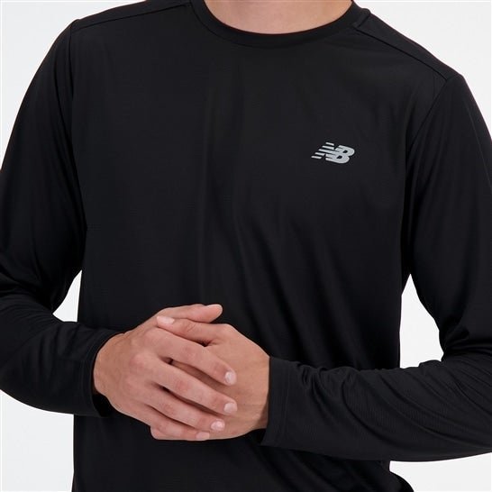 New Balance 【ランニング】Sport Essentials ランロングスリーブTシャツ ニューバランス トップス カットソー・Tシャツ ブラック【送料無料】