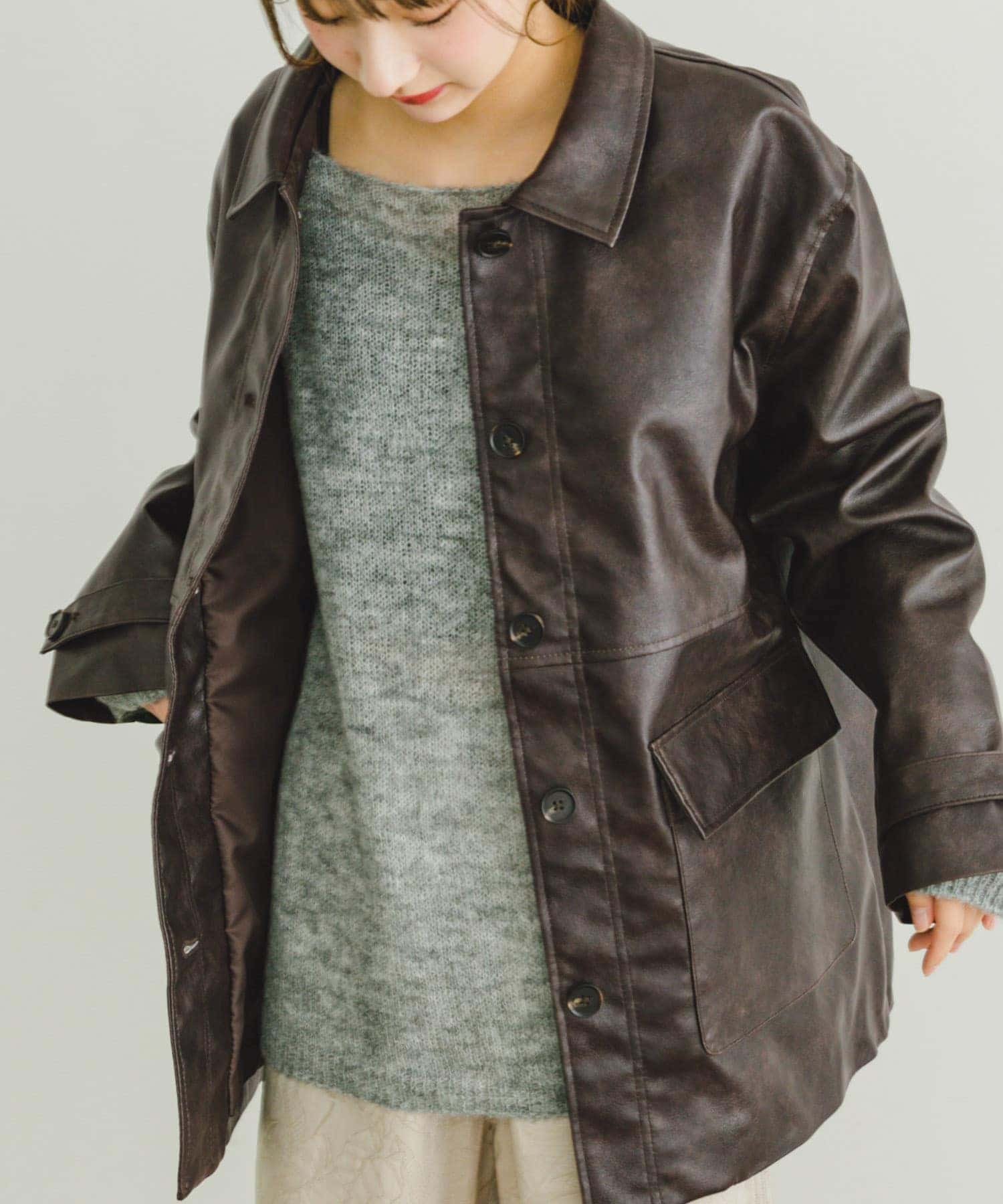 【SALE／74%OFF】URBAN RESEARCH ITEMS カバーオールジャケット アーバンリサーチアイテムズ ジャケット・アウター カバーオール・ワークジャケット ブラウン ブラック