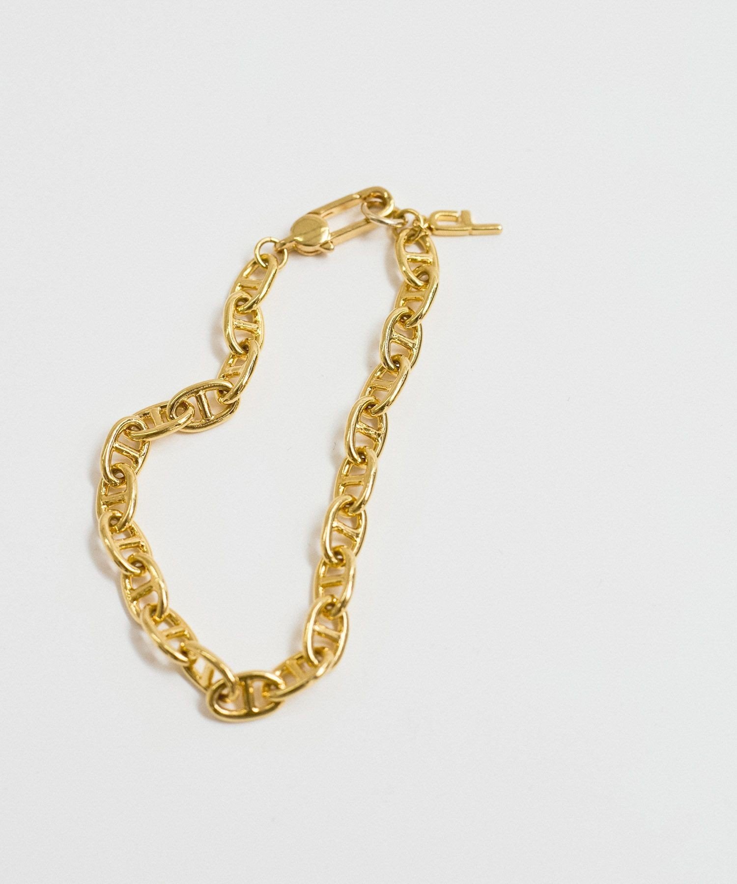 ADAM ET ROPE' FEMME LES BIJOUX アンカーチェーンブレスレット アダムエロペ アクセサリー・腕時計 ブレスレット・バングル ゴールド シルバー