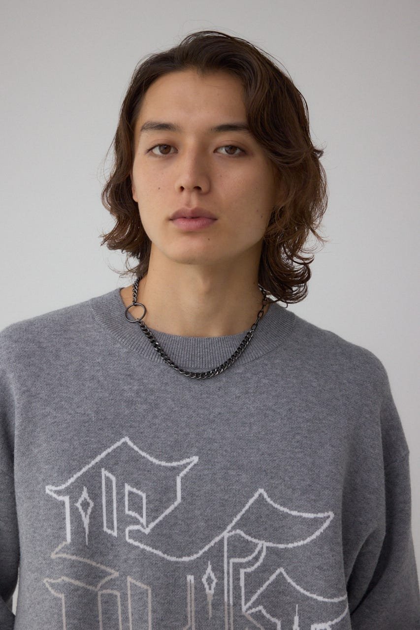 AZUL BY MOUSSY ミックスチェーンネックレス アズールバイマウジー アクセサリー・腕時計 ネックレス