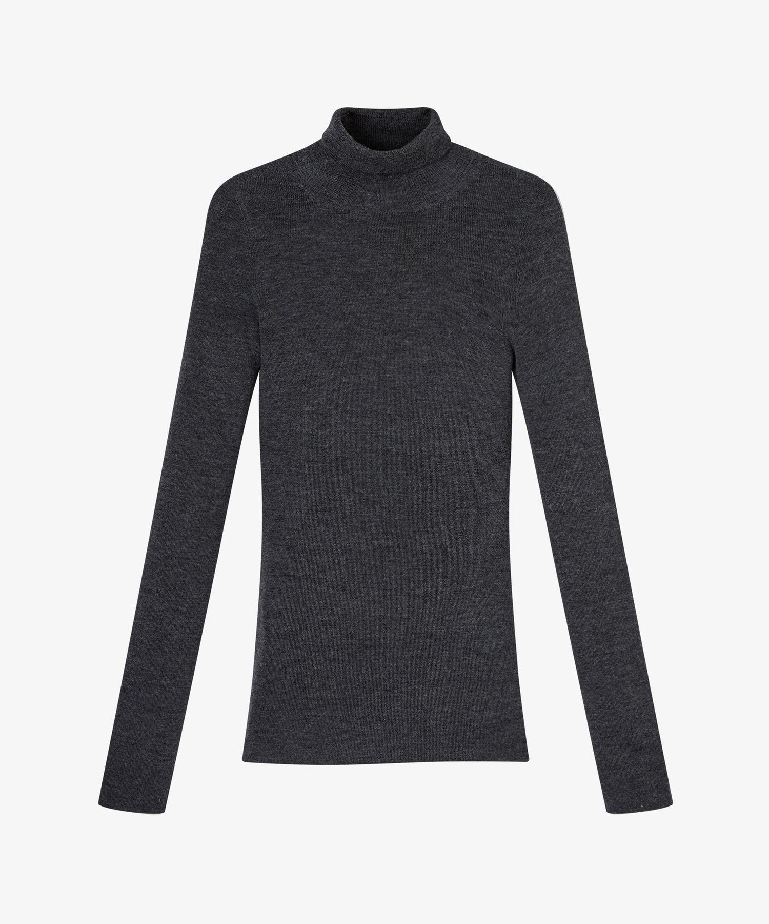 A.P.C. 細リブタートルネックセーター アー・ぺー・セー トップス ニット グレー【送料無料】