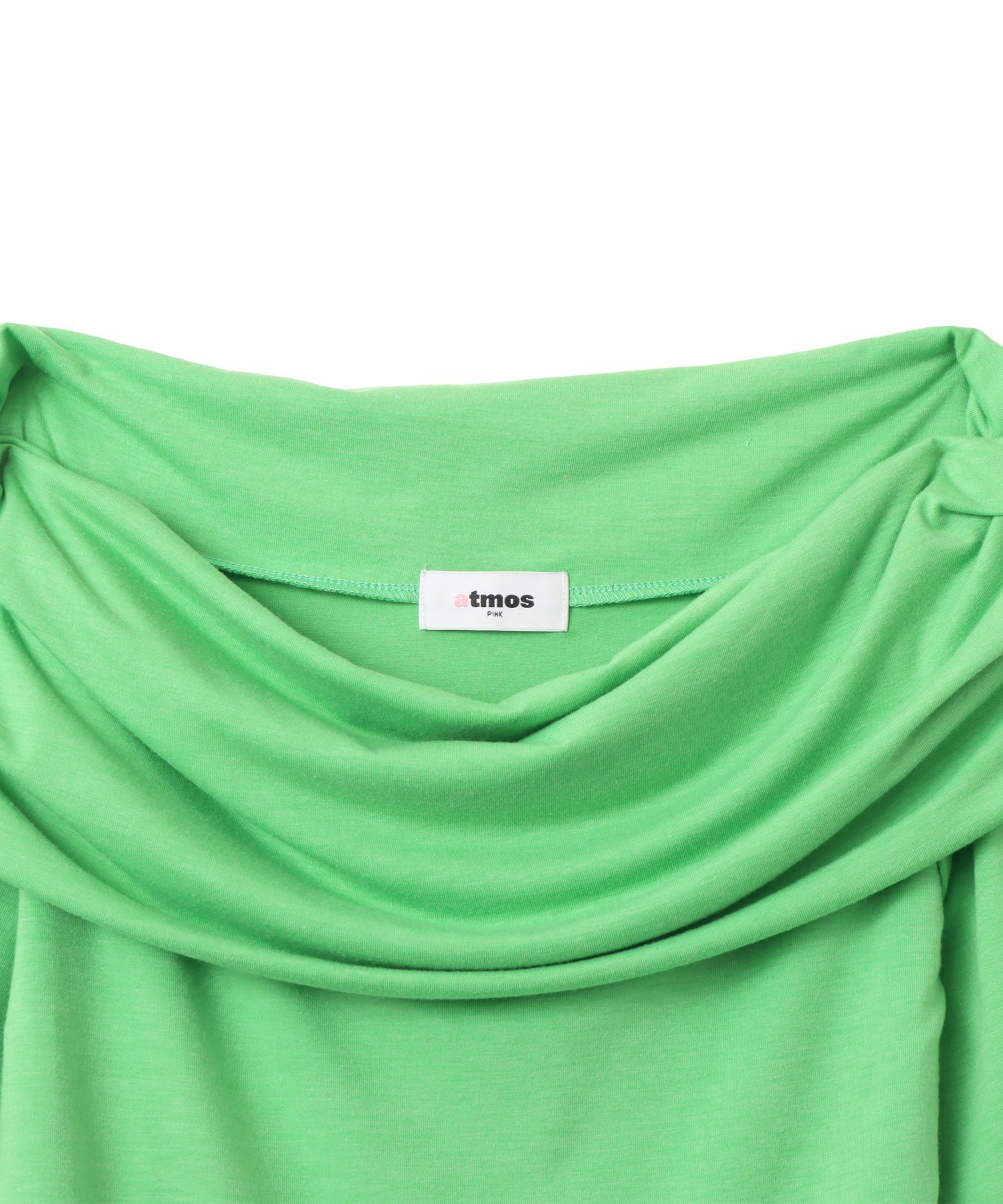atmos pink atmos pink Frill Hem Tops GREEN アトモス トップス カットソー・Tシャツ グリーン