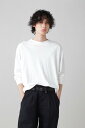 MHL. COTTON LINEN JERSEY マーガレット・ハウエル トップス その他のトップス ブラック ホワイト【送料無料】