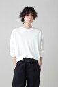 MHL. COTTON LINEN JERSEY マーガレット・ハウエル トップス その他のトップス ホワイト ブラック【送料無料】