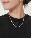 【SALE/40%OFF】BEAUTY&YOUTH UNITED ARROWS パールモチーフ*ガラス スネークチェーン ネックレス ビューティー&ユース ユナ...