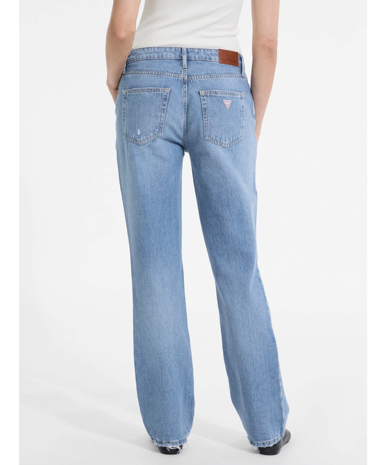 GUESS JEANS デニム ストレートジーンズ (W)G08 Mid Rise Straight ゲス パンツ ジーンズ・デニムパンツ ブルー