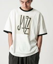 【SALE/10%OFF】CITEN <CITEN>マティスプリントリンガーTJAZZ シテン トップス カットソー・Tシャツ グレー ホワイト【送料無料】