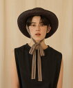 【SALE/60%OFF】arth arth Ladder Ribbon HINOKI Hat オーバーライド 帽子 ハット ホワイト ブラウン【送料無料】