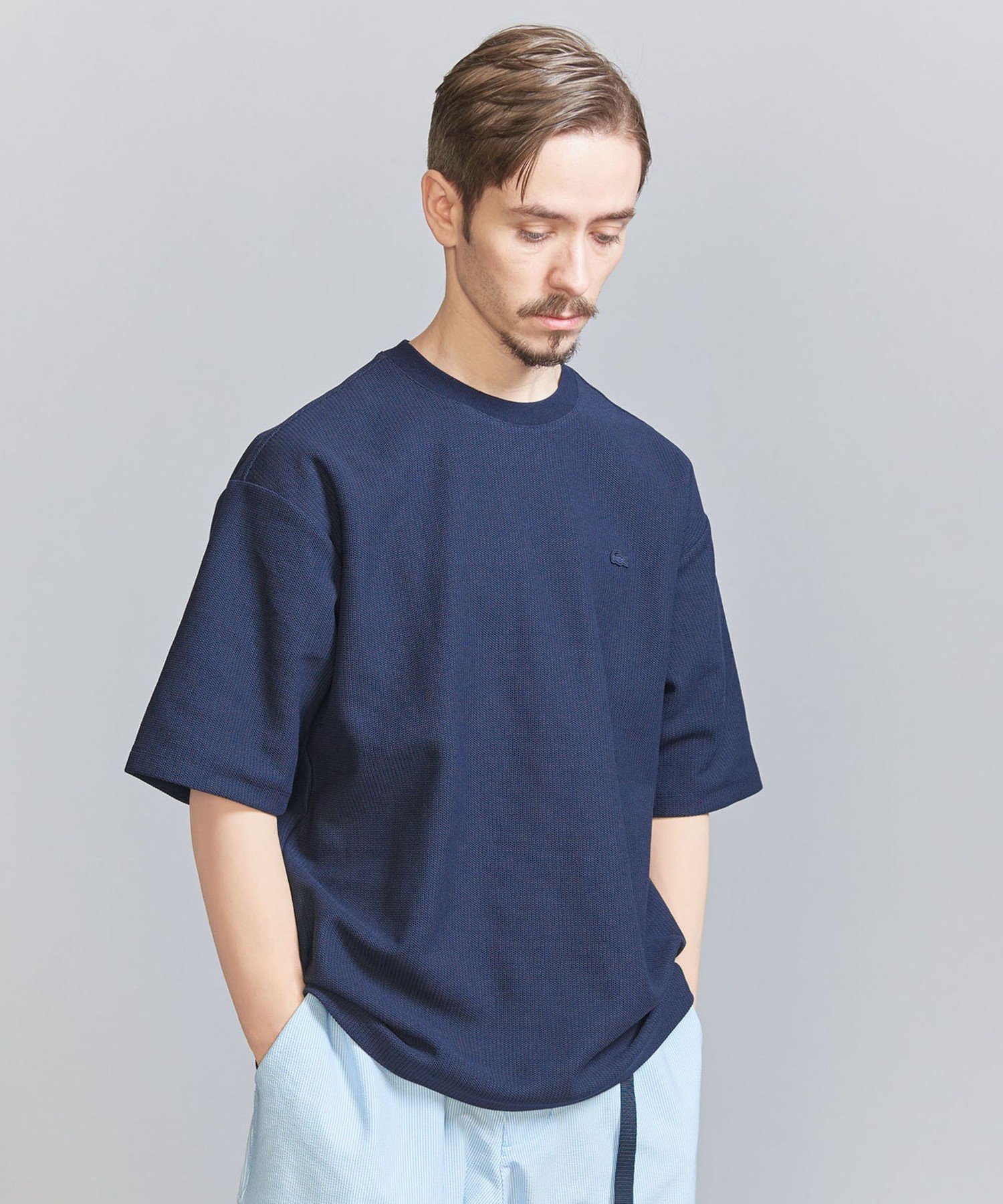 BEAUTY&YOUTH UNITED ARROWS ＜LACOSTE for BEAUTY&YOUTH＞ 1トーン ショートスリーブ Tシャツ ビューティー＆ユース　ユナイテッドア..