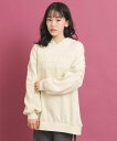 【SALE/50%OFF】PINK-latte 【定番】袖レースアップ フード付きプルオーバー ピンク ラテ トップス スウェット・トレーナー ブルー グレー ...
