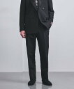 UNITED ARROWS ANGELICO チョークストライプ 1プリーツ スラックス R-MODEL ユナイテッドアローズ スーツ・フォーマル スーツパンツ...