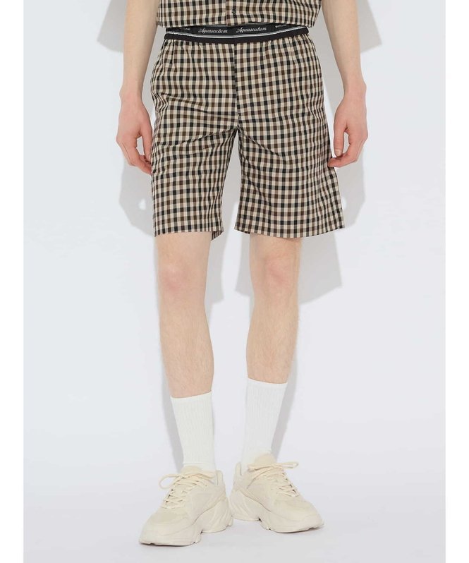 Aquascutum WHITE LABEL ホワイトレーベルチェック ショートパンツ アクアスキュータム パンツ その他のパンツ ネイビー【送料無料】