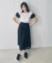 TOCCA 【洗える・消臭】LACE A LA CARTE スカート トッカ スカート ロング・マキシスカート ブラック【送料無料】