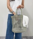 fredy emue 【The Bagmati】メタルコードメッシュ編みトートバッグ フレディ アンド グロスター バッグ かごバッグ シルバー ゴールド【送料...