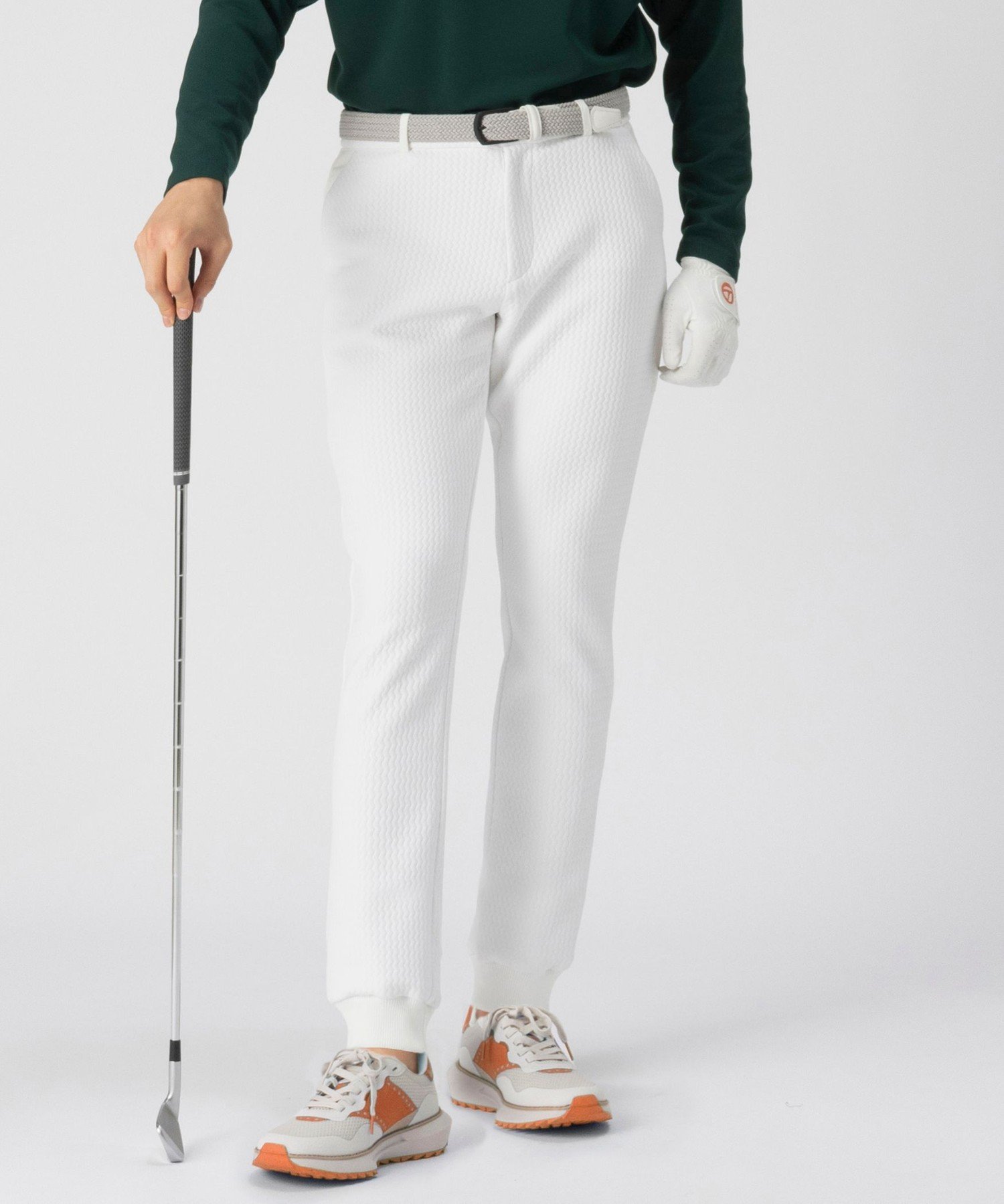 【SALE/60%OFF】UNITED ARROWS GOLF メンズ ニット ジョガーパンツ ユナイテッドアローズ アウトレット スポーツ・アウトドア用品 ゴルフグッズ ホワイト ネイビー【送料無料】